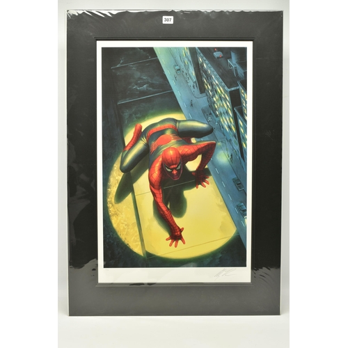 307 - ALEX ROSS FOR MARVEL COMICS (AMERICAN CONTEMPORARY) 'THE SPECTACULAR SPIDERMAN', a signed limited ed... 