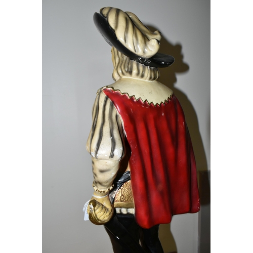 316 - BREWERIANA: A LARGE CAST PLASTER ADVERTISING 'LORD CALVERT' CANADIAN WHISKY FIGURE, height 65cm (1) ... 