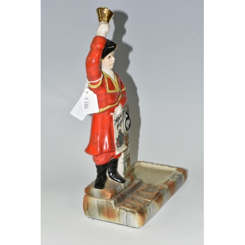 336 - BREWERIANA: A CERAMIC BELL'S SCOTCH WHISKY ADVERTISING FIGURE 'AFORE YE GO',  a Town Cryer ringing o... 