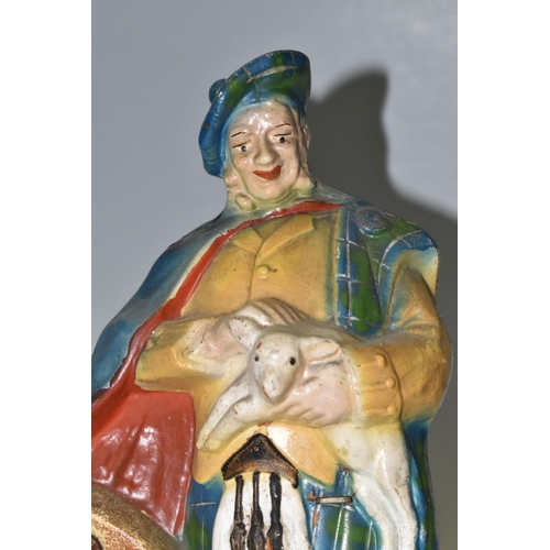 342 - BREWERIANA: AN OLD ANGUS LIQUEUR BLENDED SCOTCH WHISKY ADVERTISING DISPLAY FIGURE, comprising a rubb... 