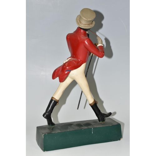 349 - BREWERIANA: A JOHNNIE WALKER WHISKY ADVERTISING FIGURE, rubberoid figure of Johnnie Walker with walk... 