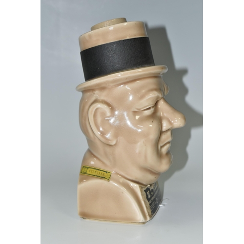 352 - BREWERIANA: A W,C FIELDS KENTUCKY STRAIGHT WHISKEY DECANTER,  ceramic decanter in the form of a W.C.... 