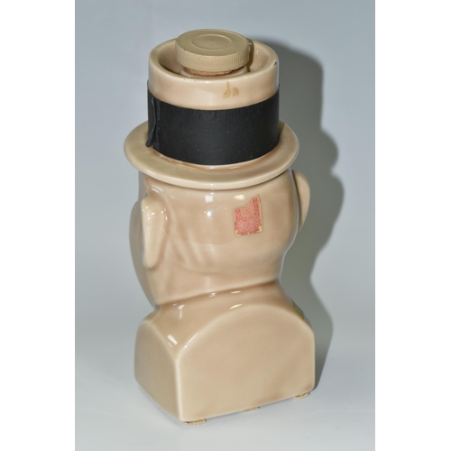 352 - BREWERIANA: A W,C FIELDS KENTUCKY STRAIGHT WHISKEY DECANTER,  ceramic decanter in the form of a W.C.... 