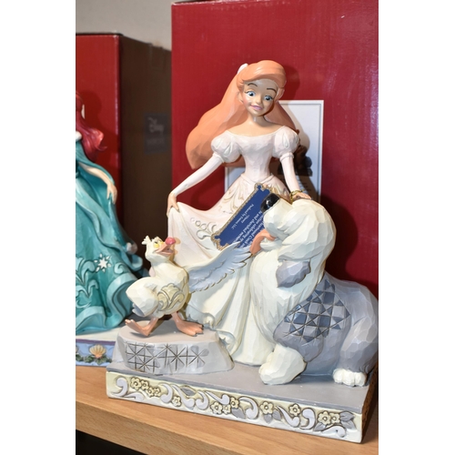 364 - THREE BOXED ENESCO DISNEY TRADITIONS 'THE LITTLE MERMAID' FIGURES, designed by Jim Shore, comprising... 