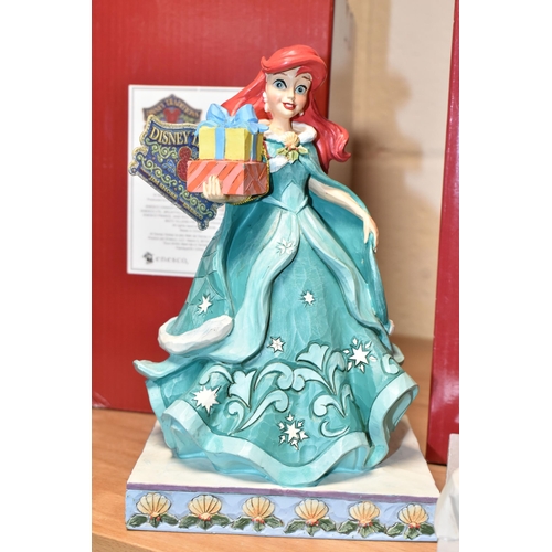 364 - THREE BOXED ENESCO DISNEY TRADITIONS 'THE LITTLE MERMAID' FIGURES, designed by Jim Shore, comprising... 