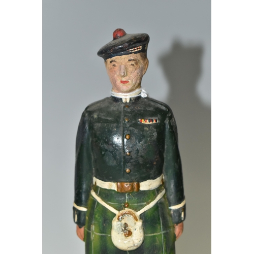 367 - A GRANT'S STANDFAST SCOTCH WHISKY ADVERTISING FIGURE, the rubberoid figure in the form of a Scottish... 