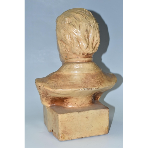 382 - A KENTUCKY STRAIGHT BOURBON WHISKEY ADVERTISING BUST, the rubberoid bust labelled 'Old Grand-Dad, He... 