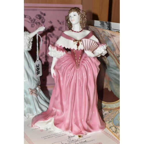 388 - TWO COALPORT FIGURINES FROM THE 'FEMMES FATALES' COLLECTION, comprising 'Marie Antoinette' no 3491/1... 