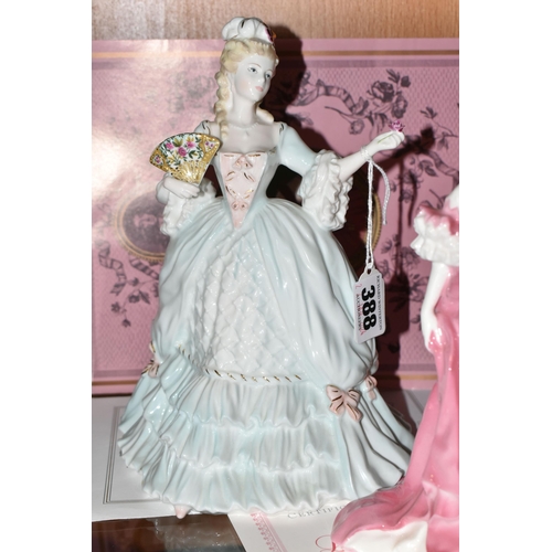 388 - TWO COALPORT FIGURINES FROM THE 'FEMMES FATALES' COLLECTION, comprising 'Marie Antoinette' no 3491/1... 