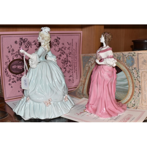 388 - TWO COALPORT FIGURINES FROM THE 'FEMMES FATALES' COLLECTION, comprising 'Marie Antoinette' no 3491/1... 