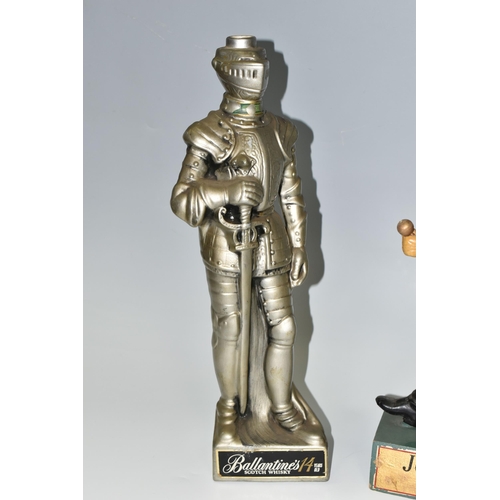 395 - TWO WHISKY ADVERTISING FIGURES, comprising  a rubberoid 'Johnnie Walker Scotch Whisky' advertising f... 