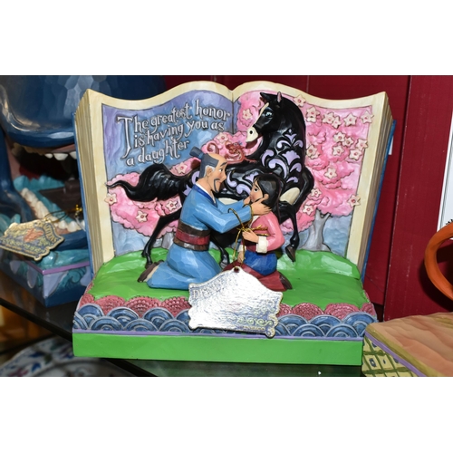 408 - THREE BOXED ENESCO DISNEY SHOWCASE FIGURES, Disney Traditions by Jim Shore, comprising A Whale of a ... 