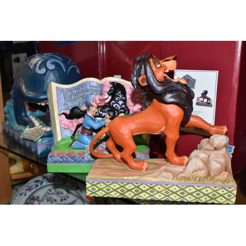 408 - THREE BOXED ENESCO DISNEY SHOWCASE FIGURES, Disney Traditions by Jim Shore, comprising A Whale of a ... 