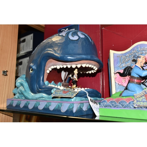 408 - THREE BOXED ENESCO DISNEY SHOWCASE FIGURES, Disney Traditions by Jim Shore, comprising A Whale of a ... 