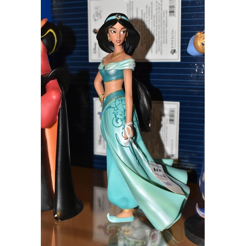 415 - FIVE BOXED ENESCO DISNEY SHOWCASE/ENCHANTING COLLECTION 'ALADDIN' FIGURES, comprising three x Genie ... 