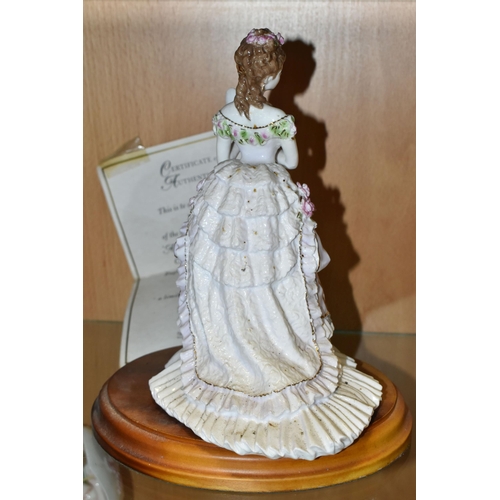 417 - A ROYAL WORCESTER 'SPLENDOUR AT COURT' FIGURINE, limited edition for Compton & Woodhouse, 'A Royal P... 