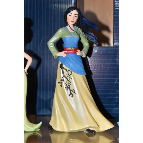 426 - FOUR BOXED DISNEY SHOWCASE COLLECTION FIGURINES, comprising 'Mary Poppins' 6001659, 'Alice' 6001660,... 