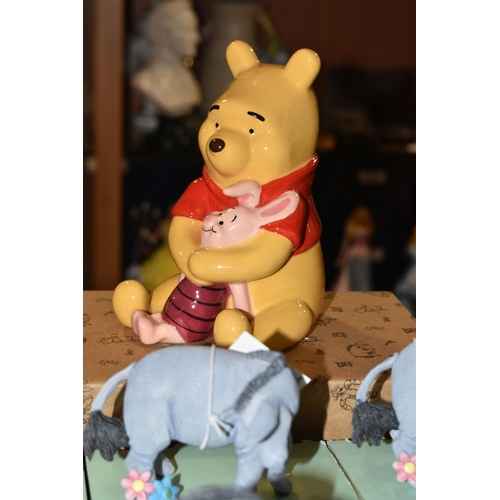 442 - A GROUP OF BOXED DISNEY 'CLASSIC POOH' FIGURINES, comprising five Eeyore 'sitting' figures, five Eey... 