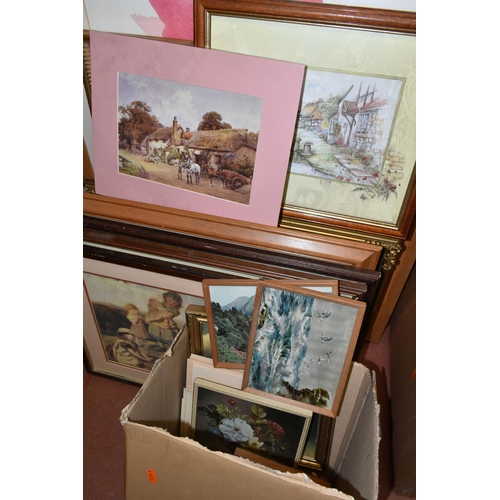 504 - A QUANTITY OF ASSORTED FRAMED PRINTS, artists include Emile Isenbart, Lindle Eric Forse, Gerald Coul... 