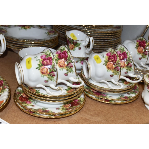 507 - ROYAL ALBERT OLD COUNTRY ROSES TEA AND DINNER WARES ETC, comprising fourteen dinner plates, twenty-f... 