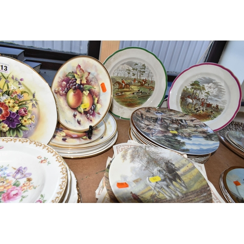 513 - A QUANTITY OF COLLECTORS PLATES ETC, to include nine Wedgwood 'Wind in the Willows', Royal Doulton '... 