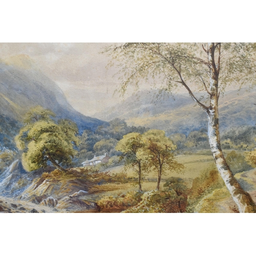 503 - W. BARROW (19TH / 20TH CENTURY) AN EARLY 20TH CENTURY RIVER LANDSCAPE, signed and dated (19)09 botto... 