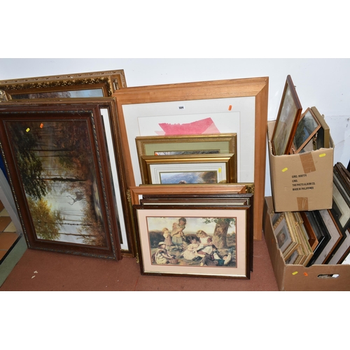 504 - A QUANTITY OF ASSORTED FRAMED PRINTS, artists include Emile Isenbart, Lindle Eric Forse, Gerald Coul... 