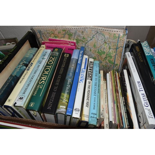 535 - SEVEN BOXES OF BOOKS AND MAGAZINES, over two hundred titles to include antiques, military history, G... 