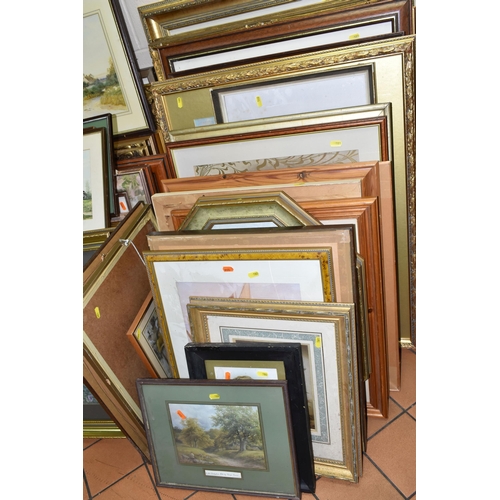 580 - A QUANTITY OF DECORATIVE FRAMED PRINTS, artists include Vernon Ward, John Lavery, Charles Burton Bar... 