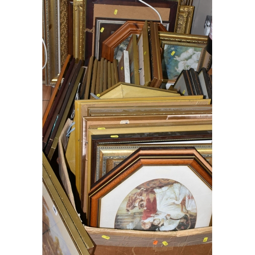 581 - A QUANTITY OF FRAMED DECORATIVE PRINTS, to include Eva Hollyer 'Sleepy', John Morgan 'The Kite', Alb... 