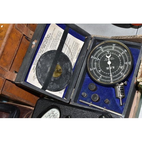 610 - A COLLECTION OF VARIOUS CASED VINTAGE ELECTRICAL TESTING EQUIPMENT,  AVO Model 7 Universal Avometer,... 