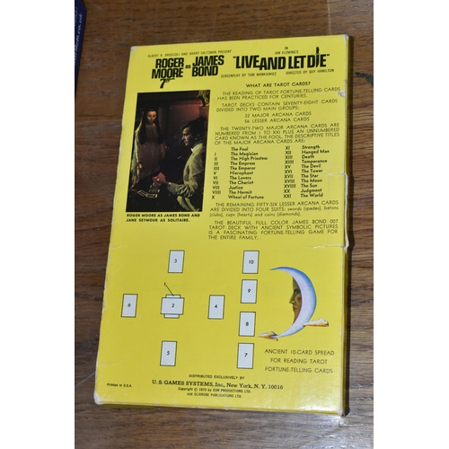 636 - A COMPLETE JAMES BOND 007 TAROT GAME, the deck is based upon the set used in the film Live and Let D... 