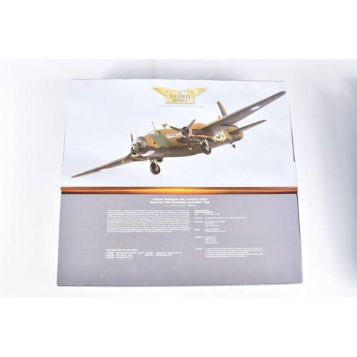 11 - TWO BOXED CORGI AVIATION ARCHIVE 1:72 SCALE DIECAST MODEL AIRCRAFTS, the first is a Vickers Wellingt... 