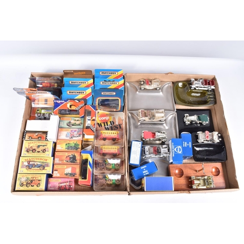 19 - A QUANTITY OF ASSORTED BOXED MATCHBOX AND CORGI MODELS, to include early issue Models of Yesteryear,... 