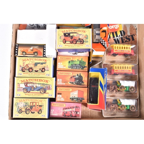 19 - A QUANTITY OF ASSORTED BOXED MATCHBOX AND CORGI MODELS, to include early issue Models of Yesteryear,... 