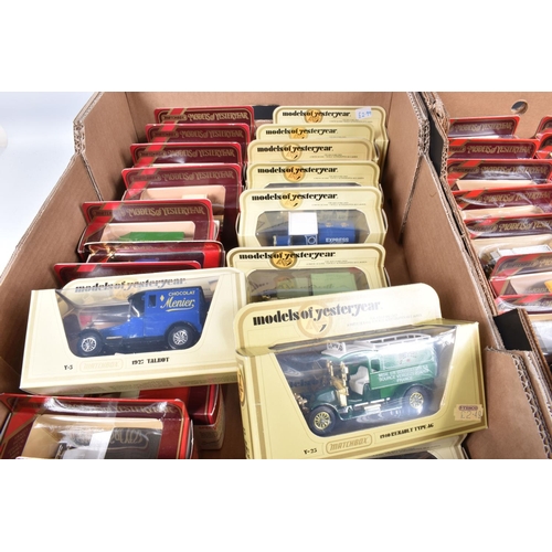 28 - A QUANTITY OF BOXED MATCHBOX MODELS OF YESTERYEAR MODELS, mainly lorries and vans, mixture of 1970's... 