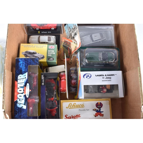 31 - A QUANTITY OF BOXED MODERN DIECAST VEHICLES, to include Schuco Piccolo Set 'Savotti' with limited ed... 