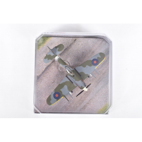 35 - SIX BOXED CORGI 1:72 SCALE WWII LEGENDS RANGE MILITARY AIRCRAFT MODELS, to include a Chance Vought F... 