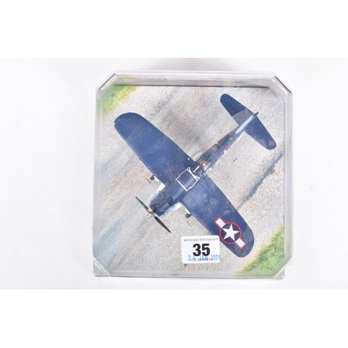 35 - SIX BOXED CORGI 1:72 SCALE WWII LEGENDS RANGE MILITARY AIRCRAFT MODELS, to include a Chance Vought F... 