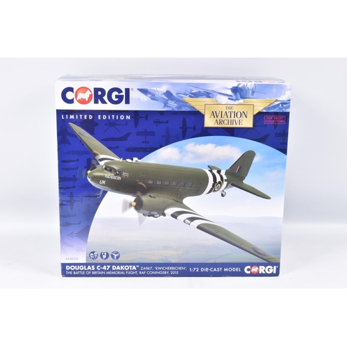 6 - A BOXED LIMITED EDITION 1:72 SCALE CORGI AVIATION ARCHIVE DOUGLAS C-47 DAKOTA DIECAST MODEL AIRCRAFT... 