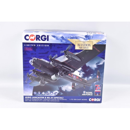 7 - A BOXED LIMITED EDITION 1:72 SCALE CORGI AVIATION ARCHIVE AVRO LANCASTER B MK.II (SPECIAL) DIECAST M... 