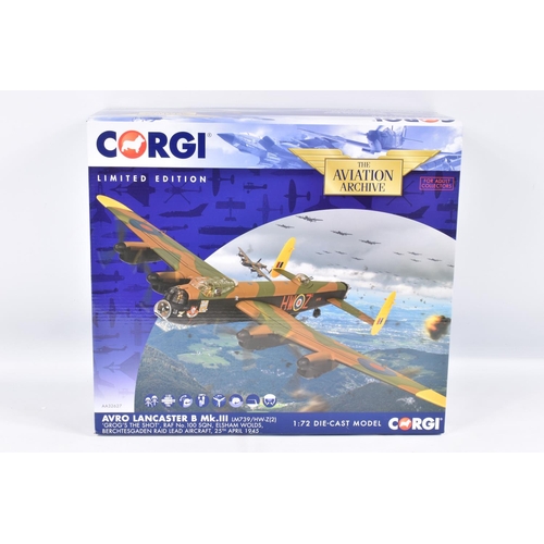 8 - A BOXED LIMITED EDITION 1:72 SCALE CORGI AVIATION ARCHIVE AVRO LANCASTER B Mk.III DIECAST MODEL AIRC... 