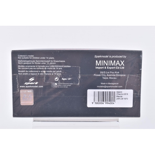 36 - FOUR BOXED 1:43 SCALE SPARK MODEL MINIMAX VEHICLES to include a Studebaker Winner Carrera Panamerica... 