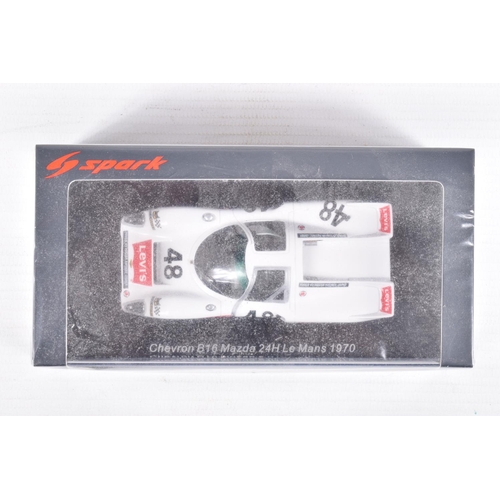 36 - FOUR BOXED 1:43 SCALE SPARK MODEL MINIMAX VEHICLES to include a Studebaker Winner Carrera Panamerica... 