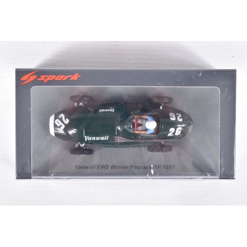 38 - FOUR BOXED 1:43 SCALE SPARK MODEL MINIMAX VEHICLES to include a Lotus 21 Winner US Grand Prix 1961 I... 