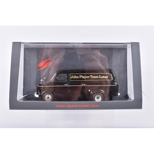 38 - FOUR BOXED 1:43 SCALE SPARK MODEL MINIMAX VEHICLES to include a Lotus 21 Winner US Grand Prix 1961 I... 