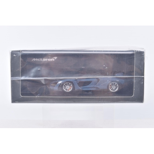 40 - FIVE BOXED  MCLAREN 1:43 SCALE MODELS to include  a Welly McLaren GT in Bronze, a McLaren GT 2019 in... 