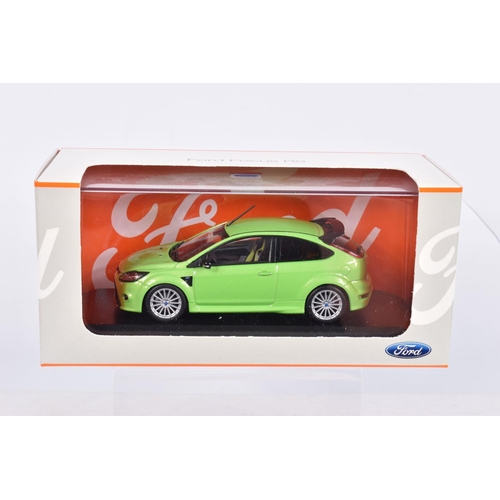 45 - FOUR BOXED 1:43 SCALE MINICHAMPS MODEL VEHICLES to include an Alfa Romeo Alfasud ti Azzurro Le Mans ... 