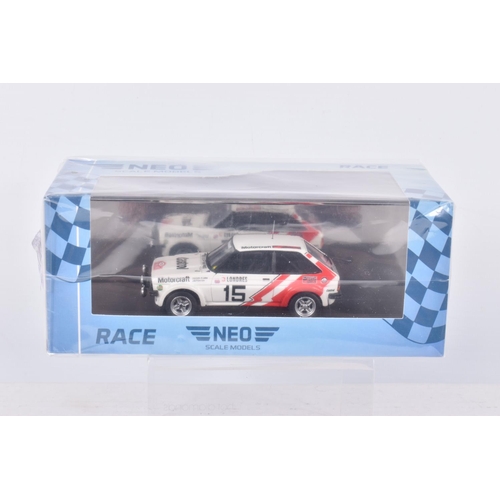 46 - FOUR BOXED 1:43 SCALE MODEL VEHICLES to include a Vitesse-Skid  Mg Metro 6r4 ComputerVision no.10 Po... 