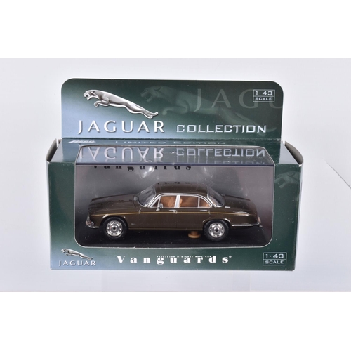 50 - NINE BOXED 1:43 SCALE MODEL VEHICLES to include a  Vanguards VW Golf L MkI Series 1 in Lofoten Green... 